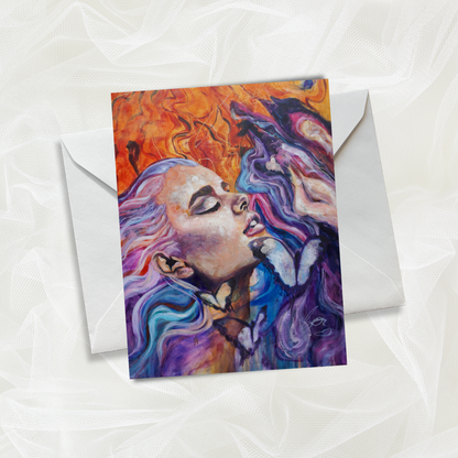 Fine Art Greeting Cards: Feminine Set of 8