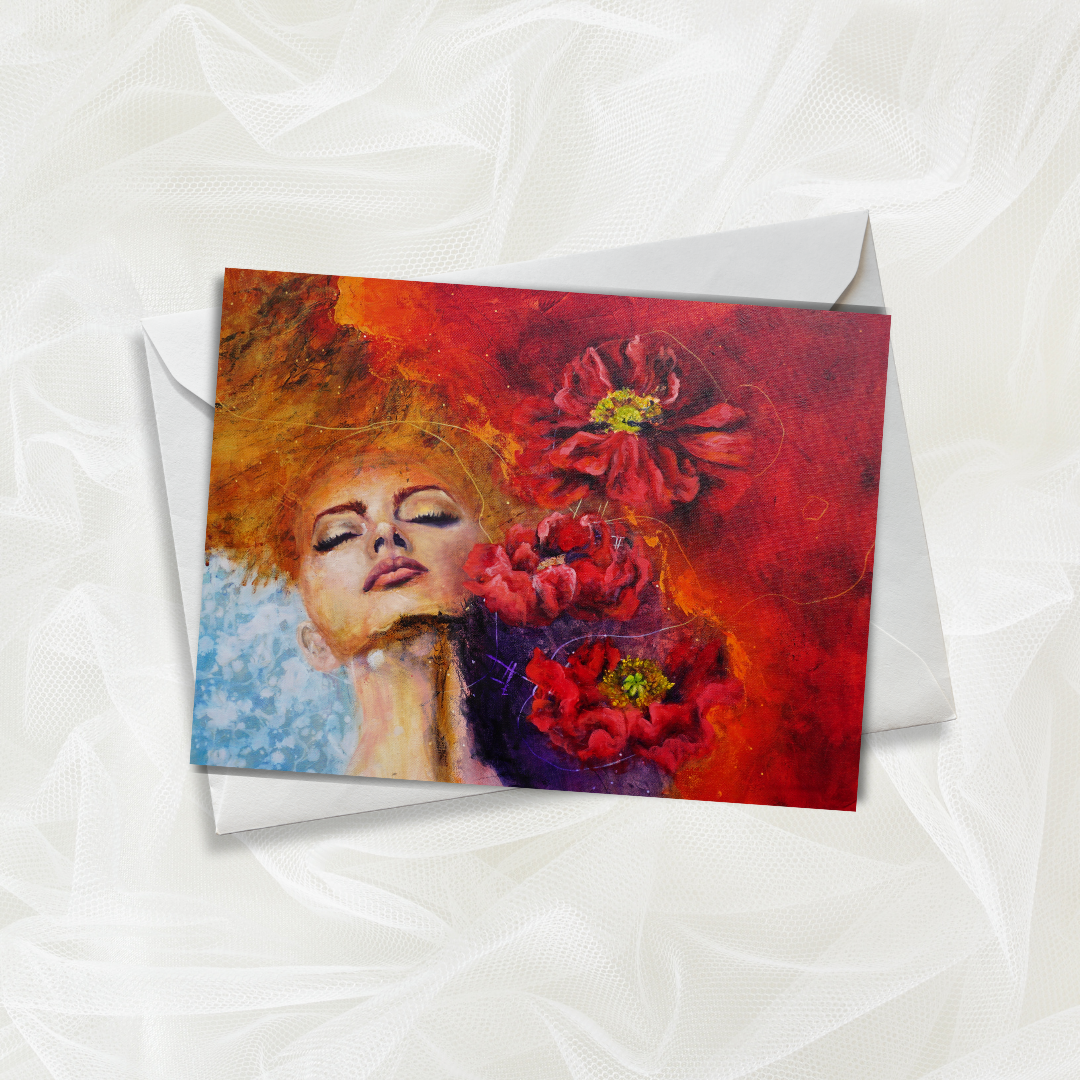 Fine Art Greeting Cards: Feminine Set of 8