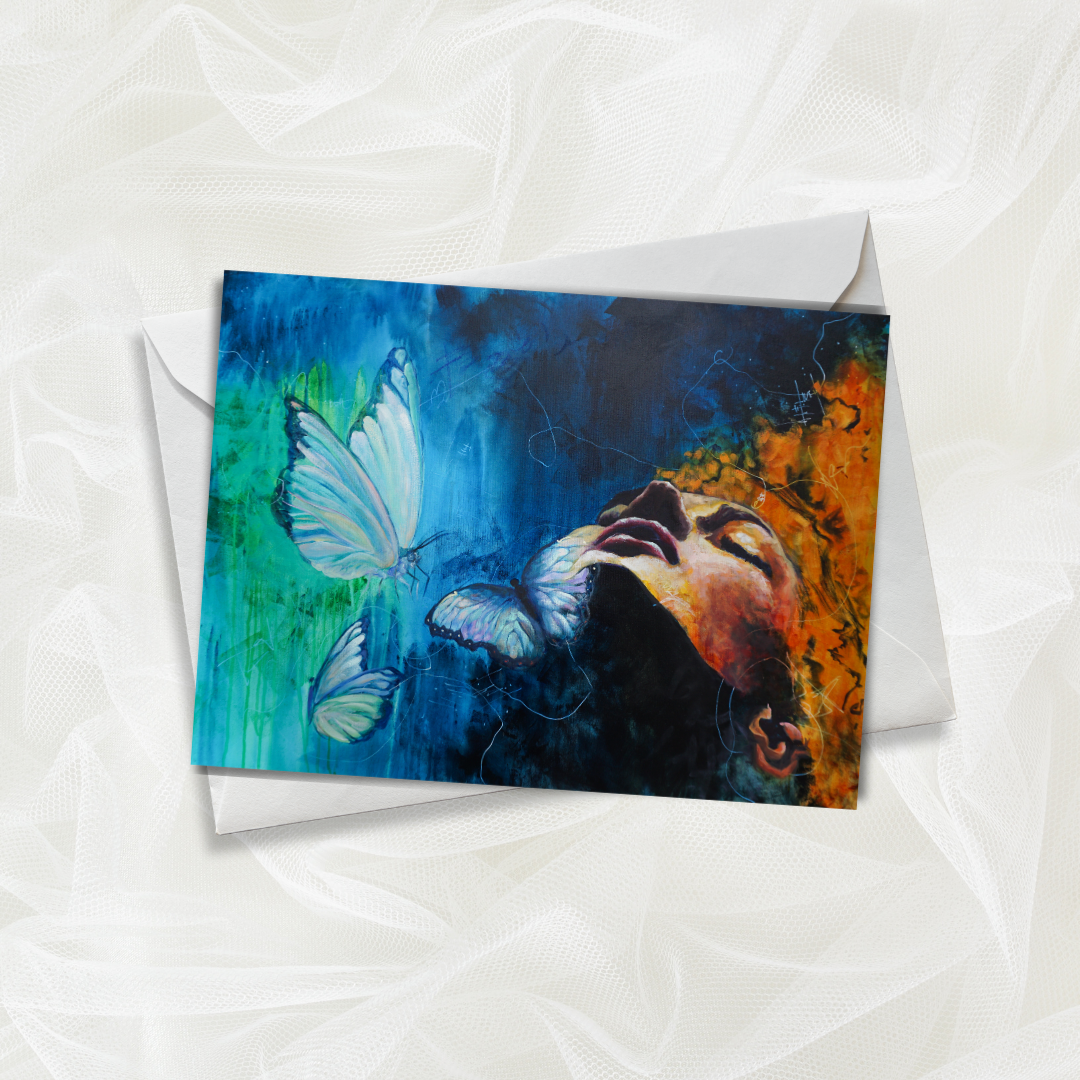 Fine Art Greeting Cards: Feminine Set of 8